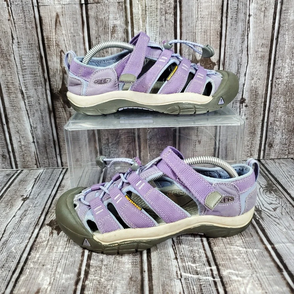 KEEN Youth Newport H2 Waterproof Sandals Light PurpleHiking Shoes 1014263 Size 3